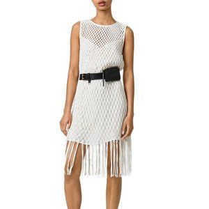 NWT All Saints Jesa Dress, Chalk White, Size 6 / Small